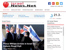 Tablet Screenshot of israelnews.net
